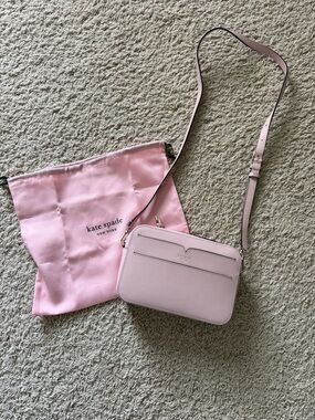 kate spade Blush Pink Leather Crossbody Bag